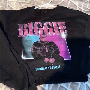 fashion nova biggie cropped crew neck